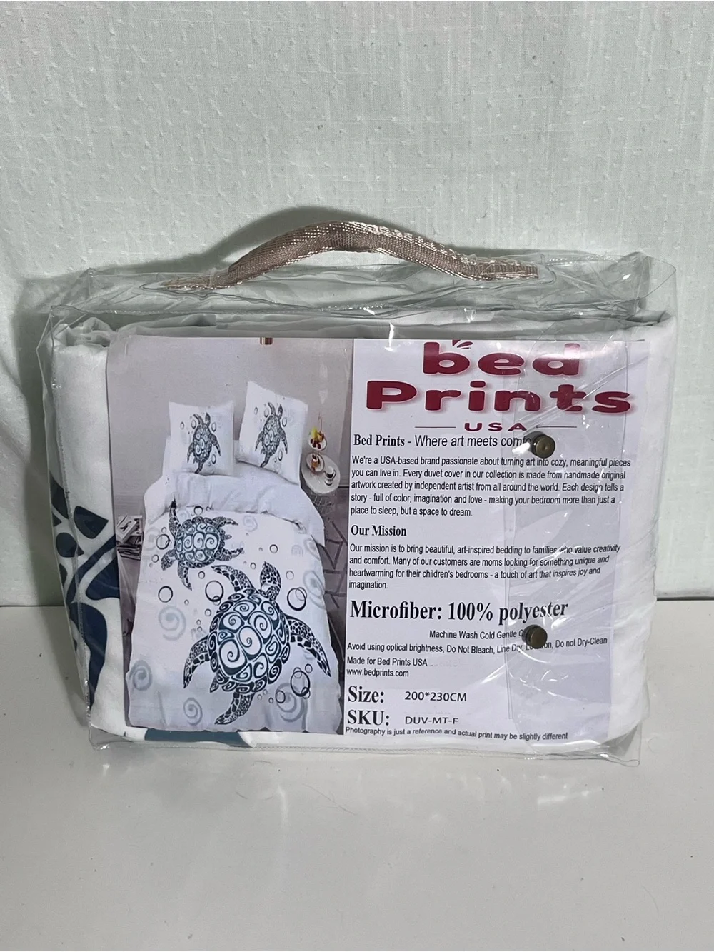 Bed Prints USA Full Sea Turtle 3 Piece Duvet Cover Set